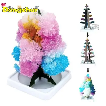 

1PC Magic Growing Paper Interactive Tree Magical Grow Trees New Year Kid Toy Gift Xmas Tree Christmas Decoration