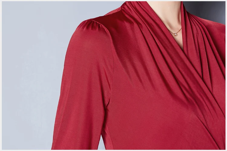 BIBOYAMALL Women Blouses Autumn Blouse Velour Slim Blusa Feminina Tops Fashion Chemise Femme Shirts Plus Size XXXL Black/Red BIBOYAMALL Women Blouses Autumn Blouse Velour Slim Blusa Feminina Tops Fashion Chemise Femme Shirts Plus Size XXXL Black/Red