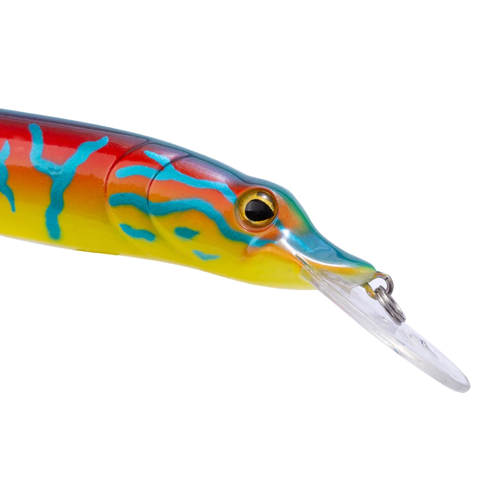 Рыболовная приманка Hunthouse pike wobber muskies гольян рыболовная с жестким соединением