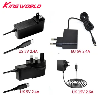 

US UK EU Plug AC Adapter Power Supply Charger for S-witch for N-S Game Console