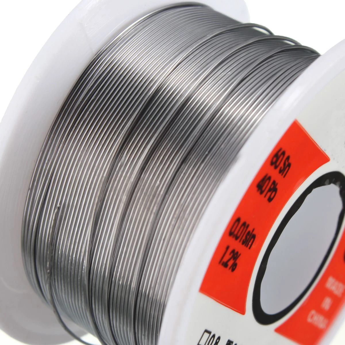 Fine Solder Wire 0.6mm 60/40 1.2% Flux Reel Tube Tin Lead Rosin Core Soldering