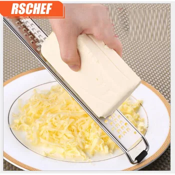 

RSCHEF 304 Stainless Steel Blade Cheese Grater Baked Cheese Cutter Tool Shavings