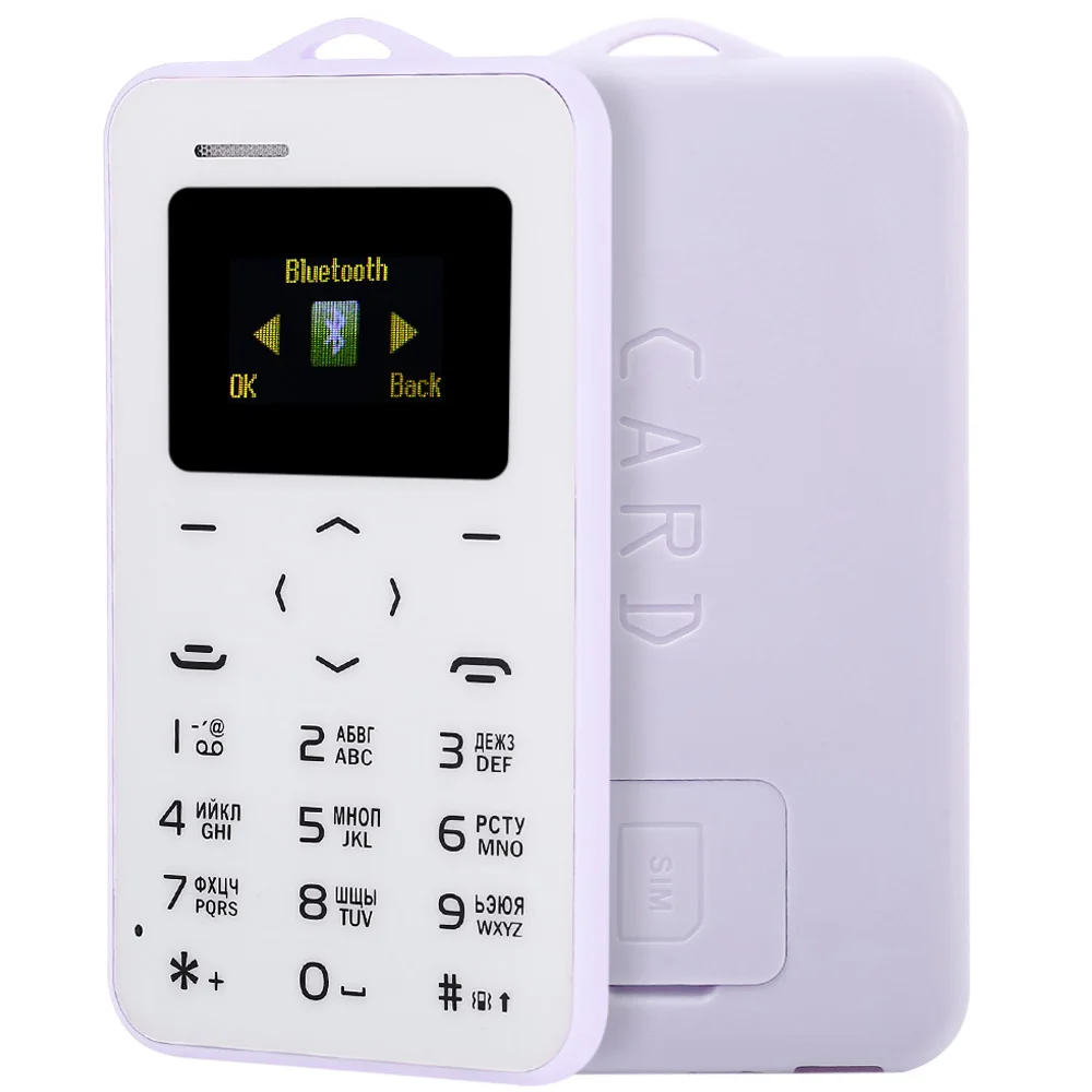 AEKU/AIEK C6 1 0 дюймовый Pocket Mini Card телефон русская клавиатура GSM Bluetooth 2 Календарь