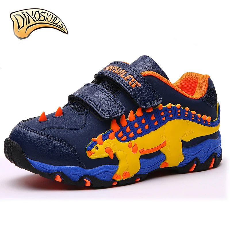 

Dinoskulls 2019 New Children's Shoes Kids Shoes Dinosaur Cartoon Baby Boys Sneakers Outdoor Sports Running Shoes Trainers 27-34#