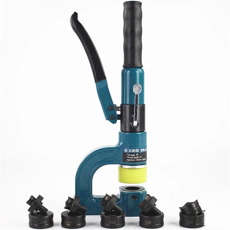 Portable Hydraulic Cable Bridge Hole Punch Tools 10 32mm SYD 32 5 tons