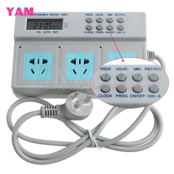 

High Power AU Plug Microcomputer Control 3in1 Programmable Digital Timer Socket G08 Whosale&DropShip