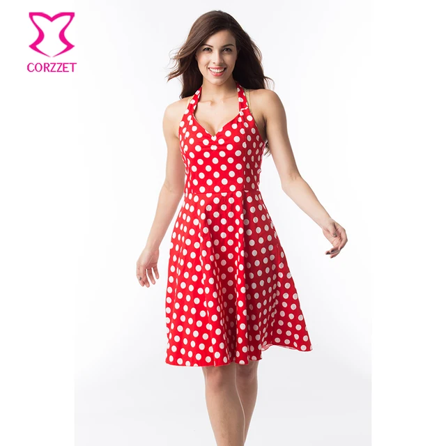 Red Halter Dress