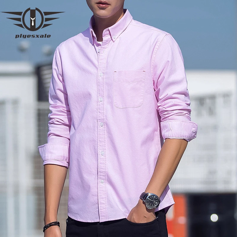 pink button down dress shirt