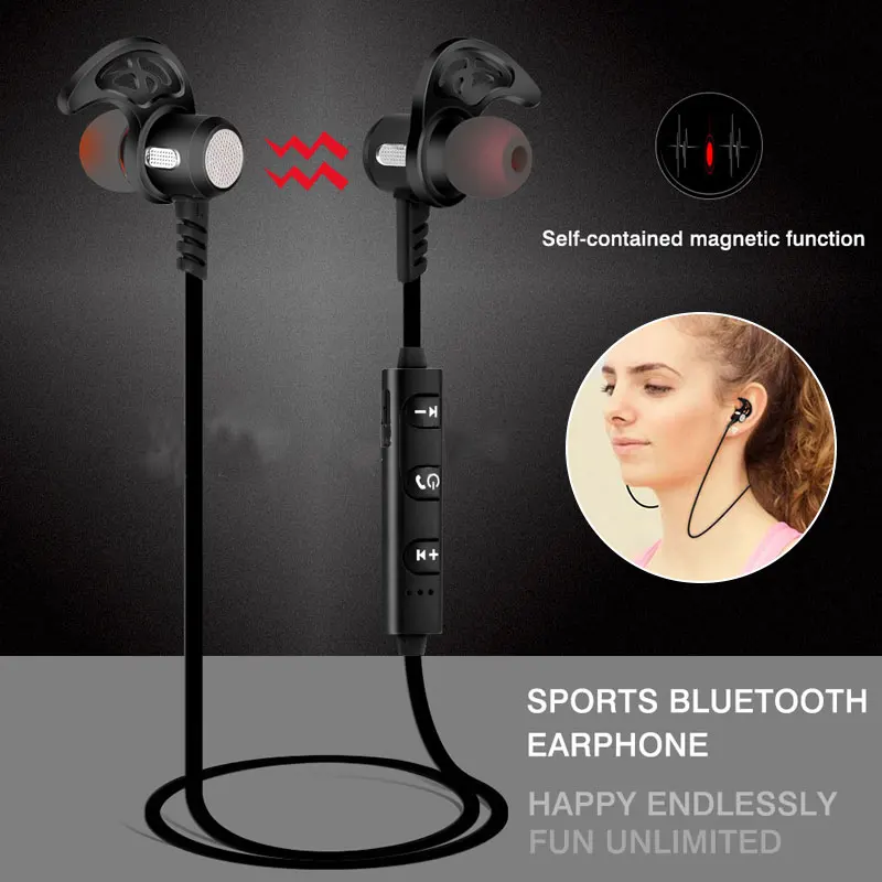 

Cewaal Motion Metal Mobile Phone Business Earphone HIFI Music Headphone Durable MP3 Wireless Bluetooth Headset Mic