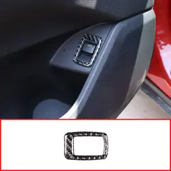 Реальные углеродного волокна крытый выключатель защёлки багажника рамка отделка для BMW X1 F48 2016-2019 аксессуары