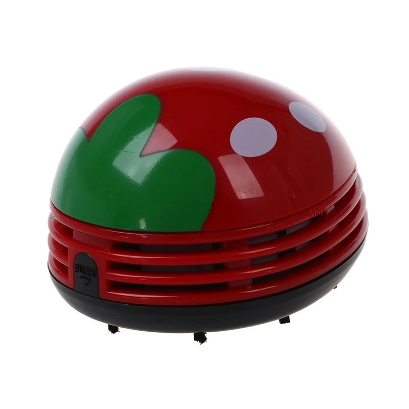 

Dots Red Green Strawberry Vacuum Desk Mini Dust Cleaner