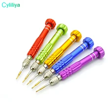 200 шт Многофункциональный мобильный телефон демонтаж 5 в 1 Инструменты для ремонта Набор отверток для iPhone samsung Galaxy DIY