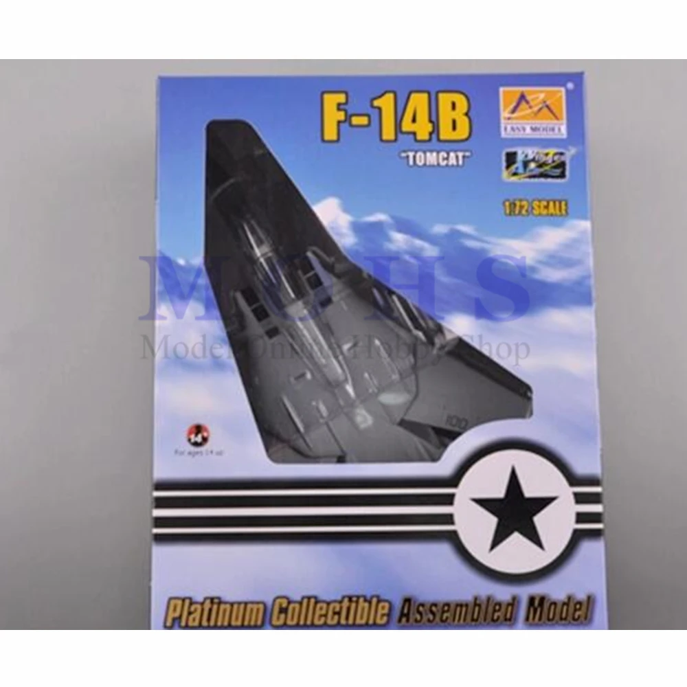 Easy Model 37188 1/72 собираемая Модель весы F-14B Готовая модель самолет истребитель F14 B VF-103 AA-100