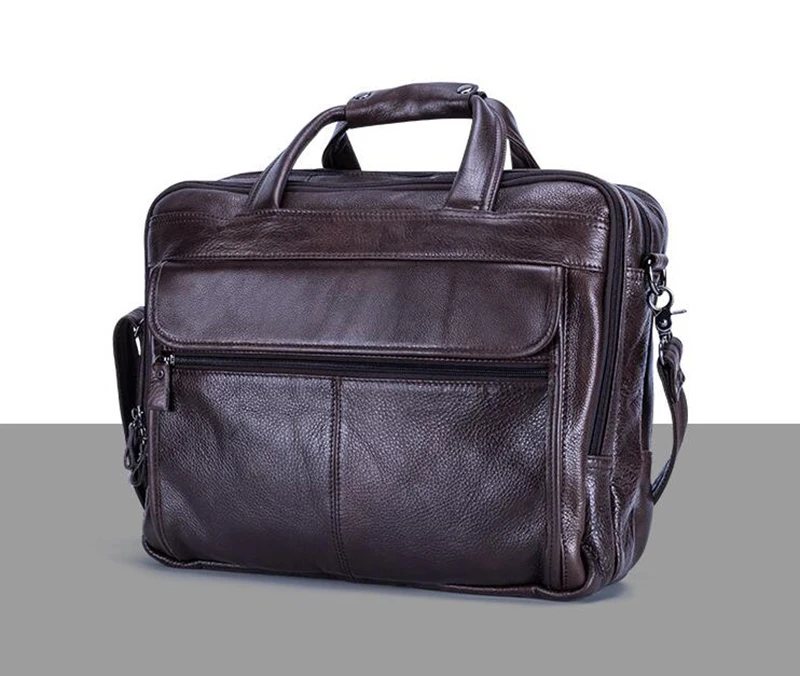 Модная мужская сумка из натуральной кожи, Натуральная воловья кожа, сумка через плечо, повседневная сумка, мужской портфель для ноутбука
