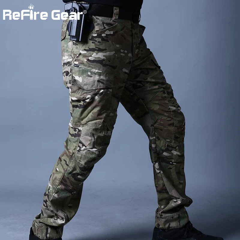 Refire gear водонепроницаемые военные тактические брюки мужские армейские Мульти