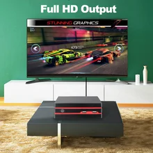 HD семейная игровая консоль ТВ Видео игровая консоль двойной проводной геймпад встроенные классические игры AV двойной выход Поддержка SD карты