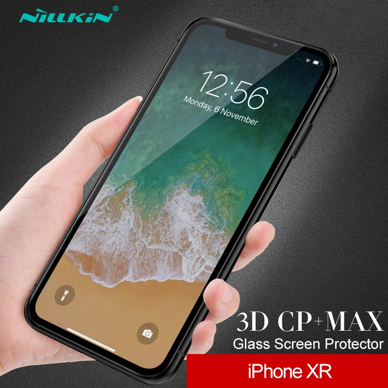 Nillkin 3D стекло для Apple iPhone XR изогнутый полный экран Защита от взрыва пленка CP + Max