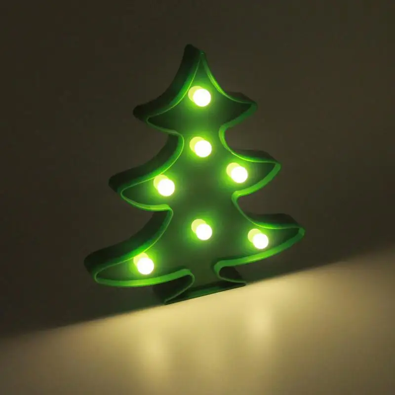 Рождественские светильники, светодиодные настольные лампы для помещений, лампа в форме рождественской елки, наружная настольная лампа для помещений, украшение, подарок, светодиодный 3d ночник