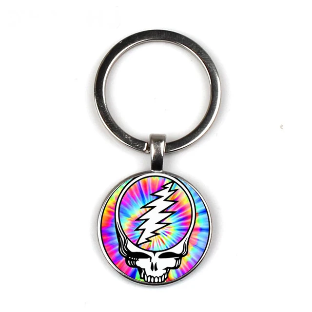 heat! Grateful Dead band keychain exquisite fashion bag car key chain