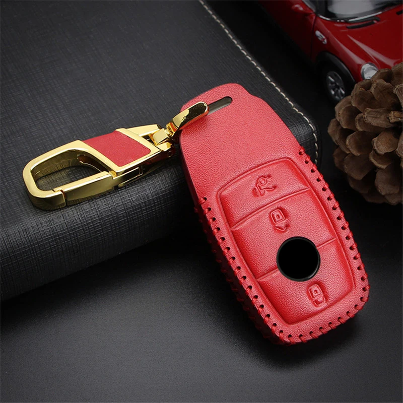 

Car Key Cover For Mercedes Benz C Klasse W204 Clase A E C W176 C180 CLK W203 W204 W205 AMG Key Protection Case Ring Accessories