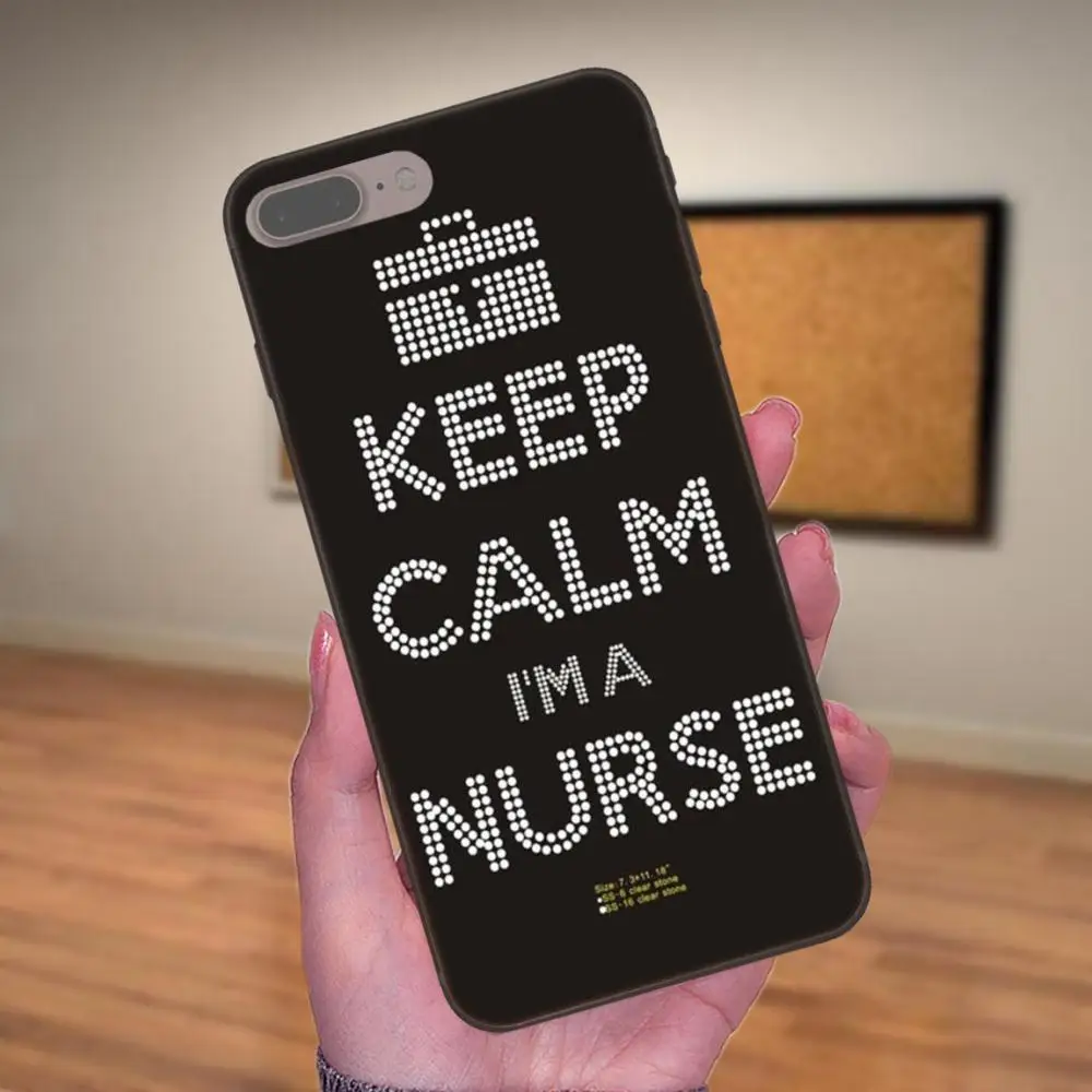 Keep Calm I'm A Nurse работа для Huawei nova 2 Plus 2S 3i 4 4e Y3 Y5 II Y6 Y7 Y9 Lite Prime 2017 2018 2019|Чехлы-накладки| |