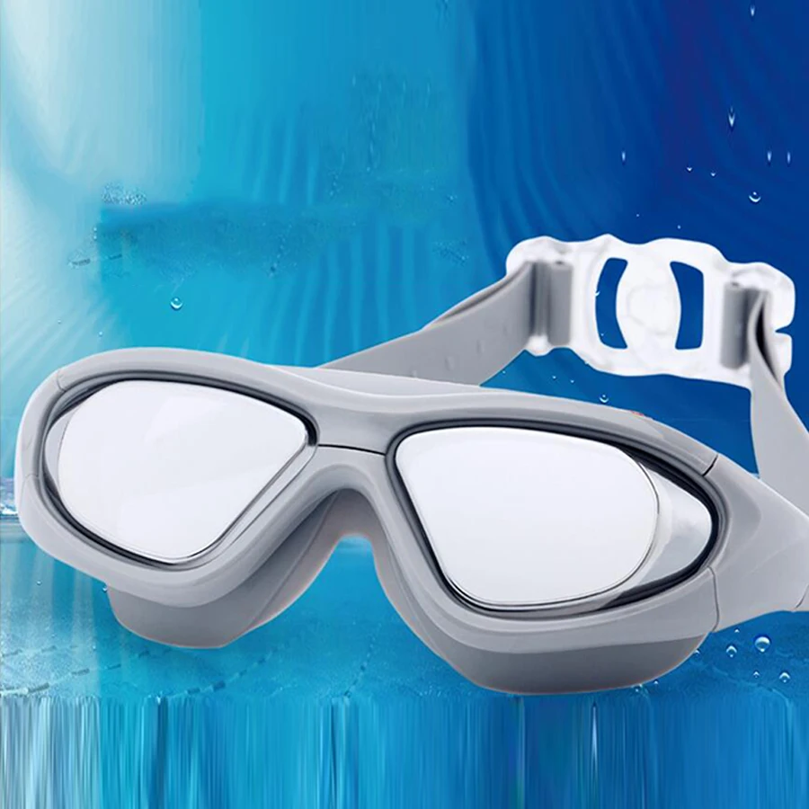 New Adult Professional Myopia Swimming Goggles Men Arena Diopter Swim Eyewear Anti Fog Swimming