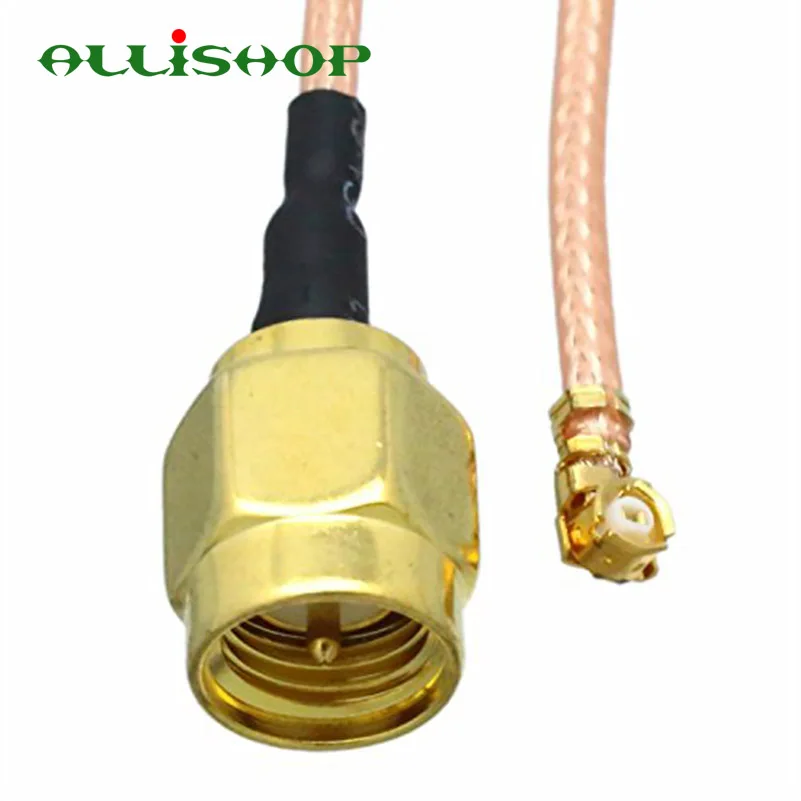 

ALLiSHOP 0-6Ghz Extension pigtail Jump SMA male brooches plug adapter to U.FL IPX connectors RG178 cable for Wifi router GPS AP