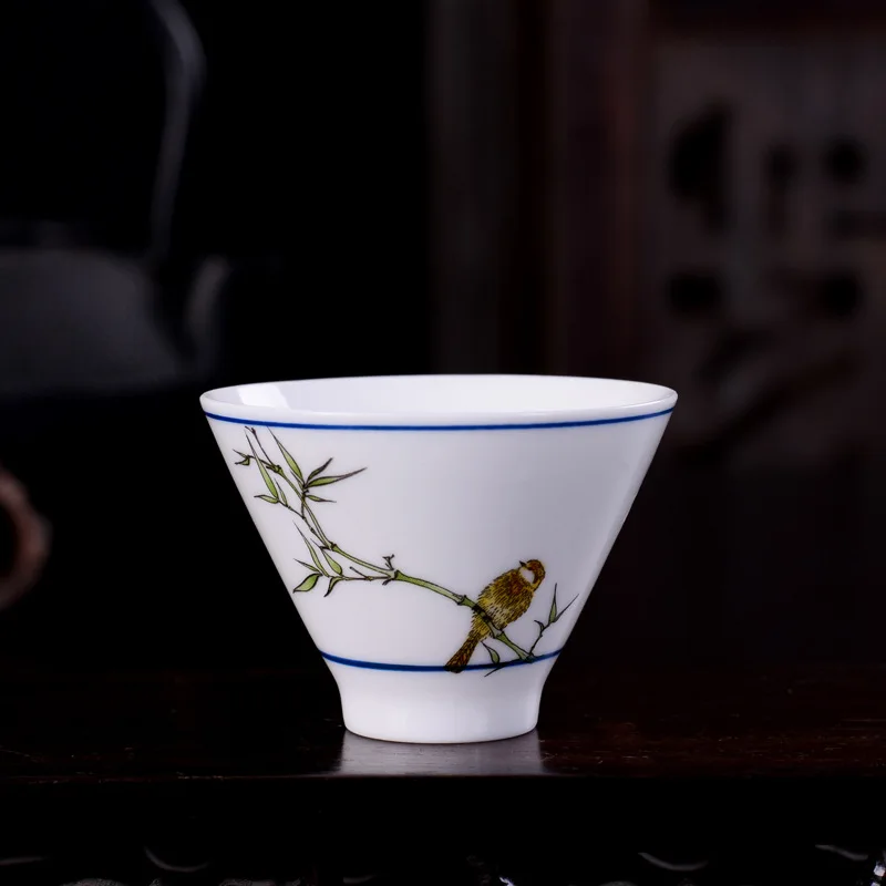 Год 40 мл/50 мл/70 мл 1 шт винтажная китайская старинная художественная Ретро керамическая чашка Индивидуальные свадебные бизнес подарки