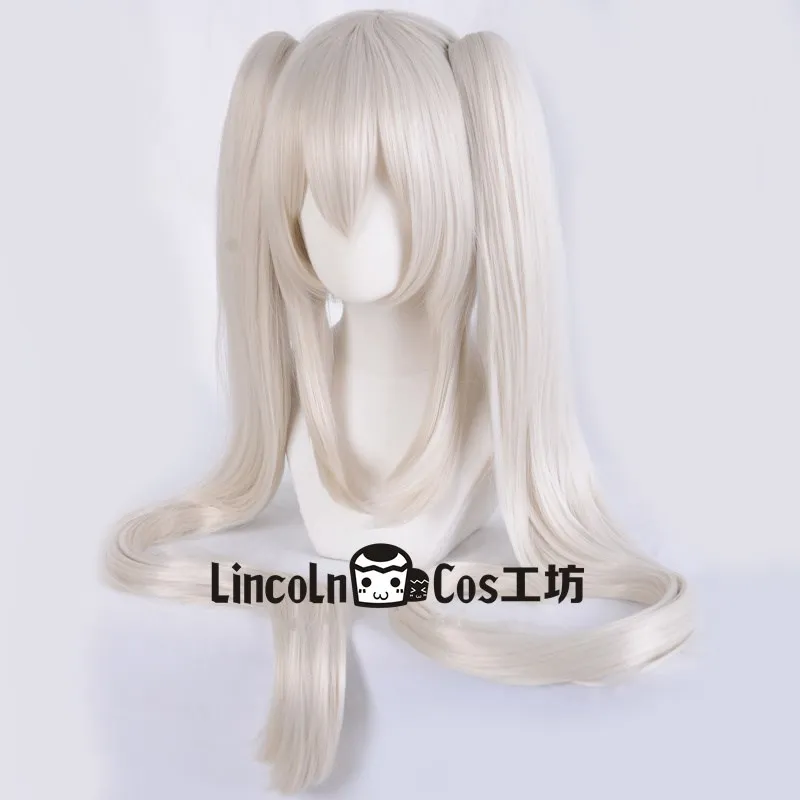 120 см игры FGO судьба Grand для Мария-Антуанетта Косплэй парик слуга Lancer Ponytails Хэллоуин