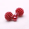 11 colores marca doble cara imitación perla pendiente de moda lindo encanto perla declaración pendientes de bolas para las mujeres ► Foto 2/5