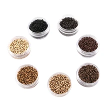 7000 штук 2,5x1,5x1,6 мм медные нано кольца без силикона для нано кольца для наращивания волос