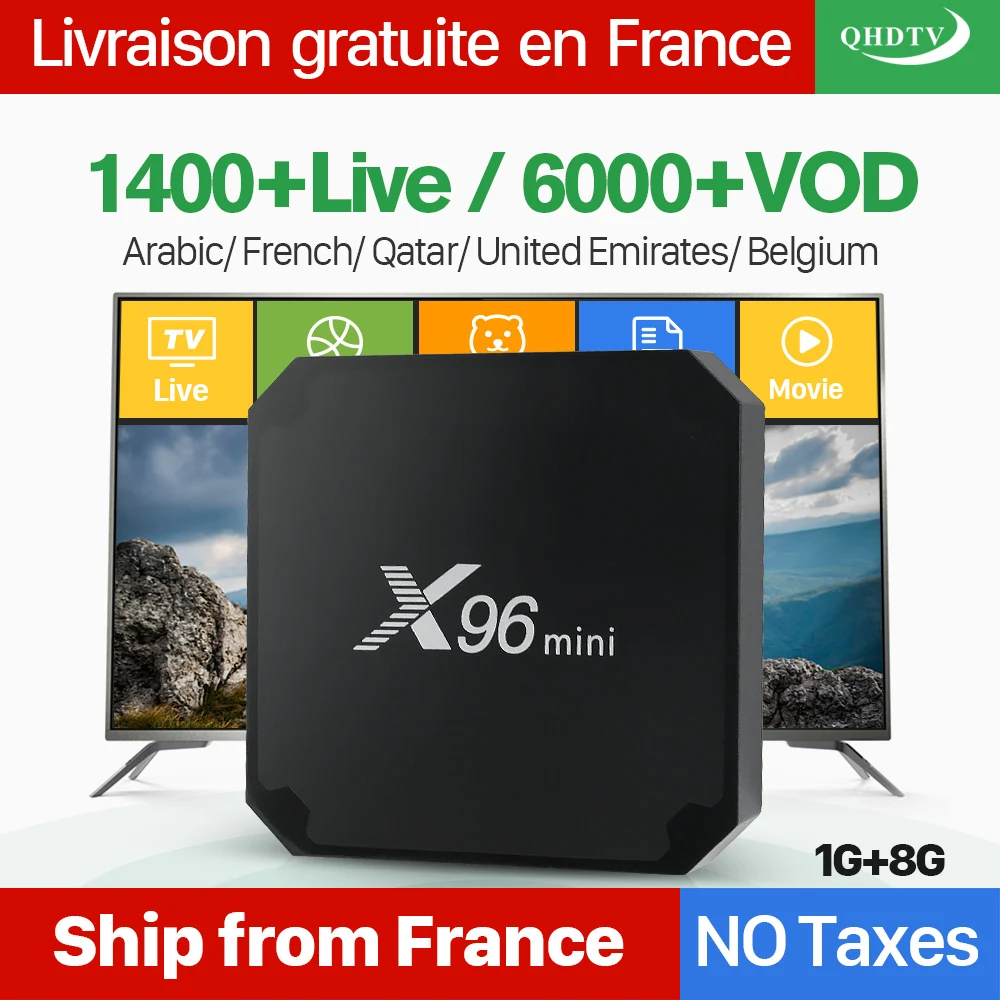 X96 mini Android 7.1 France IP TV Box Quad Core QHDTV Europe Set Top Box X96mini 1 Year IPTV Belgium Dutch French Arabic IPTV X96 mini Android 7.1 France IP TV Box Quad Core QHDTV Europe Set Top Box X96mini 1 Year IPTV Belgium Dutch French Arabic IPTV