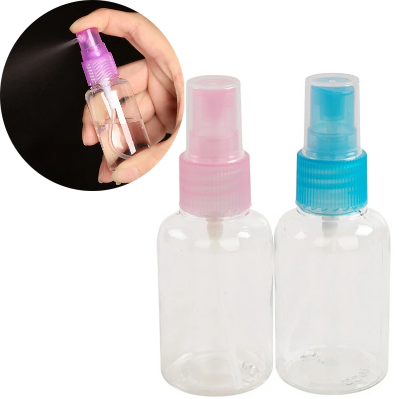 Addfavor 40Pcs 50ml Makeup Spray Refillable Bottle Travel Set Plastic