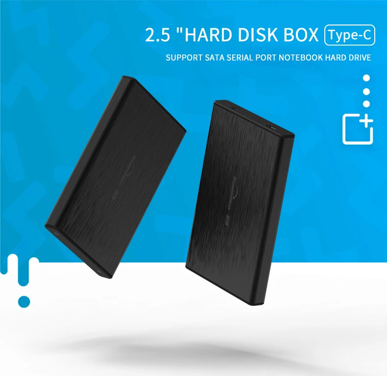 Blueendless 2,5 'внешний корпус HDD корпус алюминиевый Sata USB HD Caddy USB жесткий диск коробка ноутбук внешний жесткий диск корпус