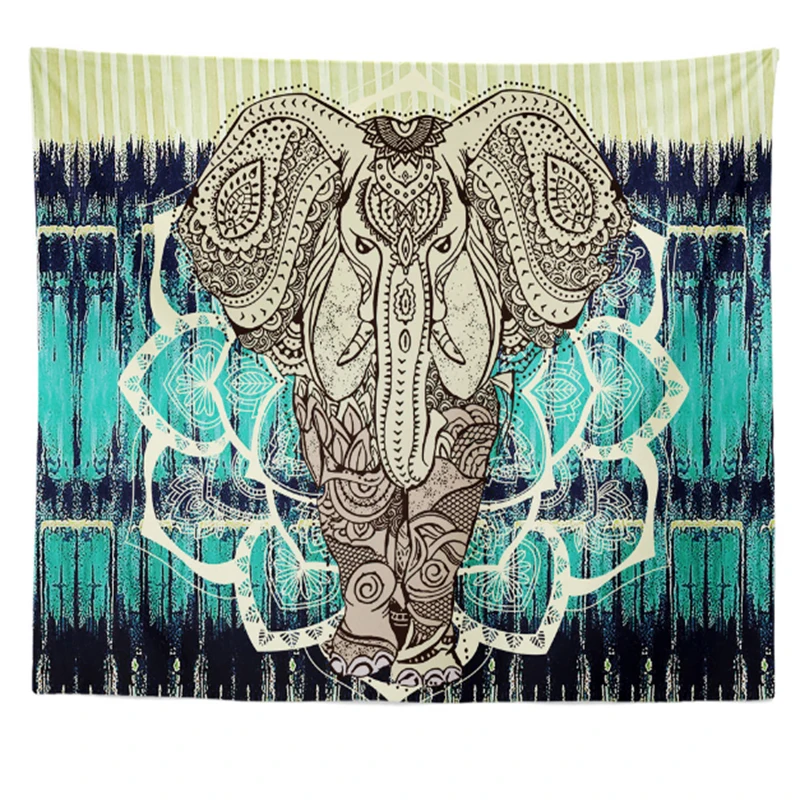 

Bohemia Mandala Blankets Tapestry Elephant Wall Hanging wandbehang gobelin Blanket Dorm Home Decor mantas mandalas