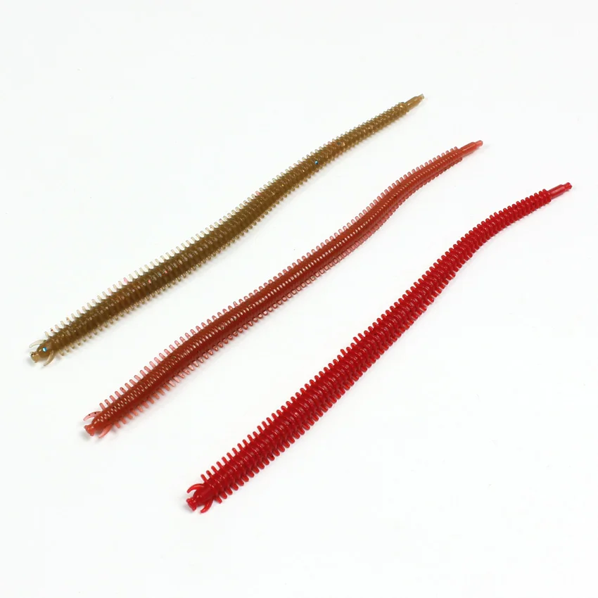 

20pcs/lot 140mm/2.7g Fishing Lures Soft Earthworm Bait Fishing Tackle