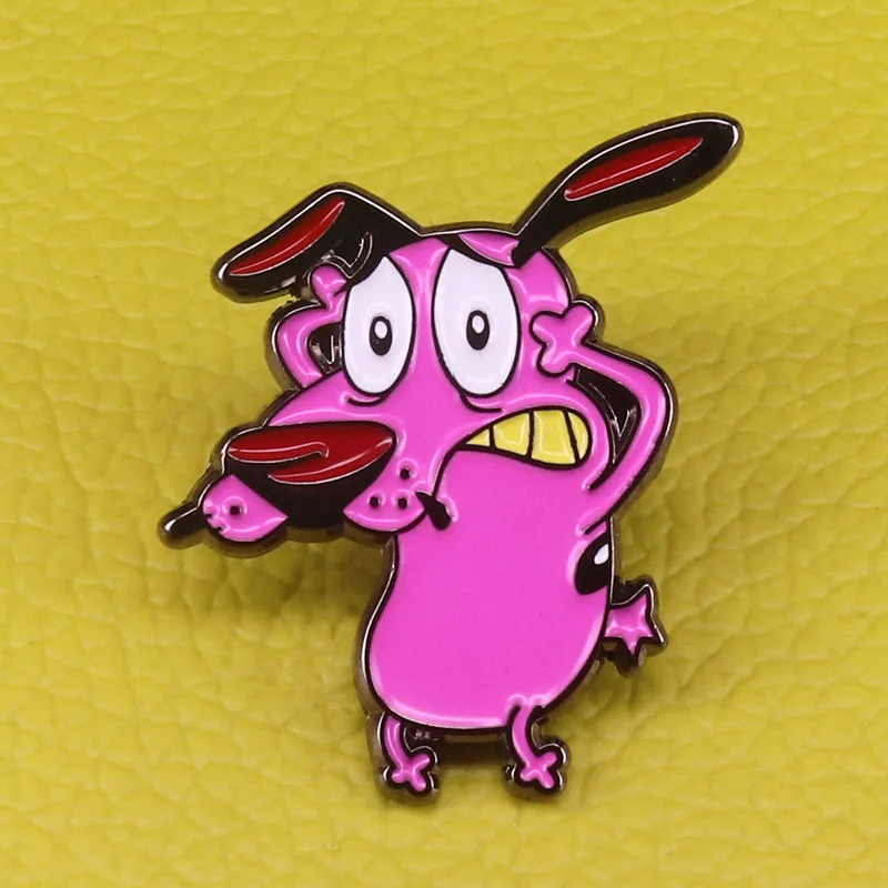 

Courage The Cowardly Dog Lapel Enamel Pin