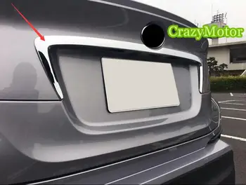 

For Toyota C-HR 2016-2019 Rear License Number Plate Frame Decoration Cover Trim Car Styling