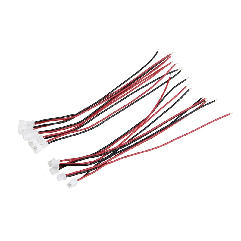 

20Pair Micro JST PH 1.25 2 PIN Male Female Plug Connector With Wire Cables 100mm 95AE