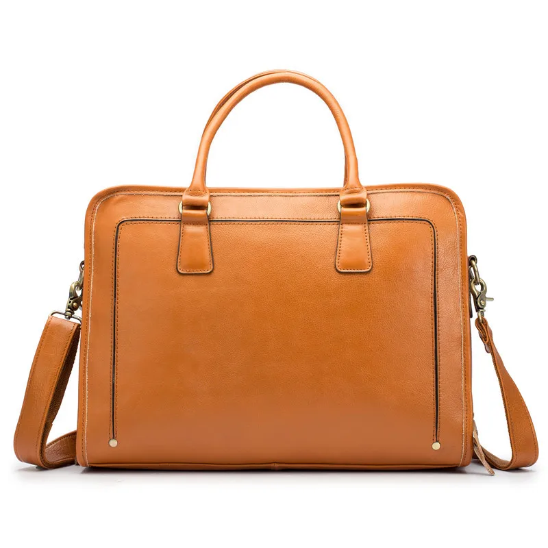 

Genuine Leather Messenger for Men 13 Inches Laptop Handbag Bag Business Briefcase Shoulder Cross Body Bag Casual Tote Neweekend