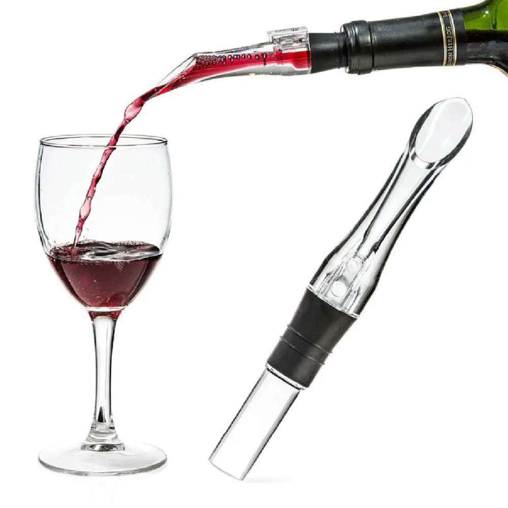 

1PC Acrylic Aerating Pourer Decanter Wine Aerator Spout Pourer New Portable Wine Aerator Pourer Wine Accessories