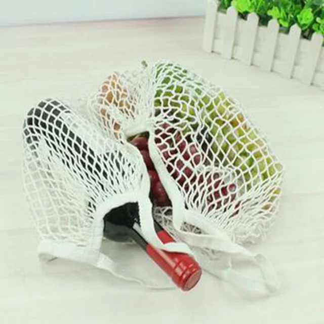 Творческий многоразовый Shopper Tote сеточку тканые хлопок сумка строка shopping Бакалея мешок фруктов, овощей разное сумка для хранения