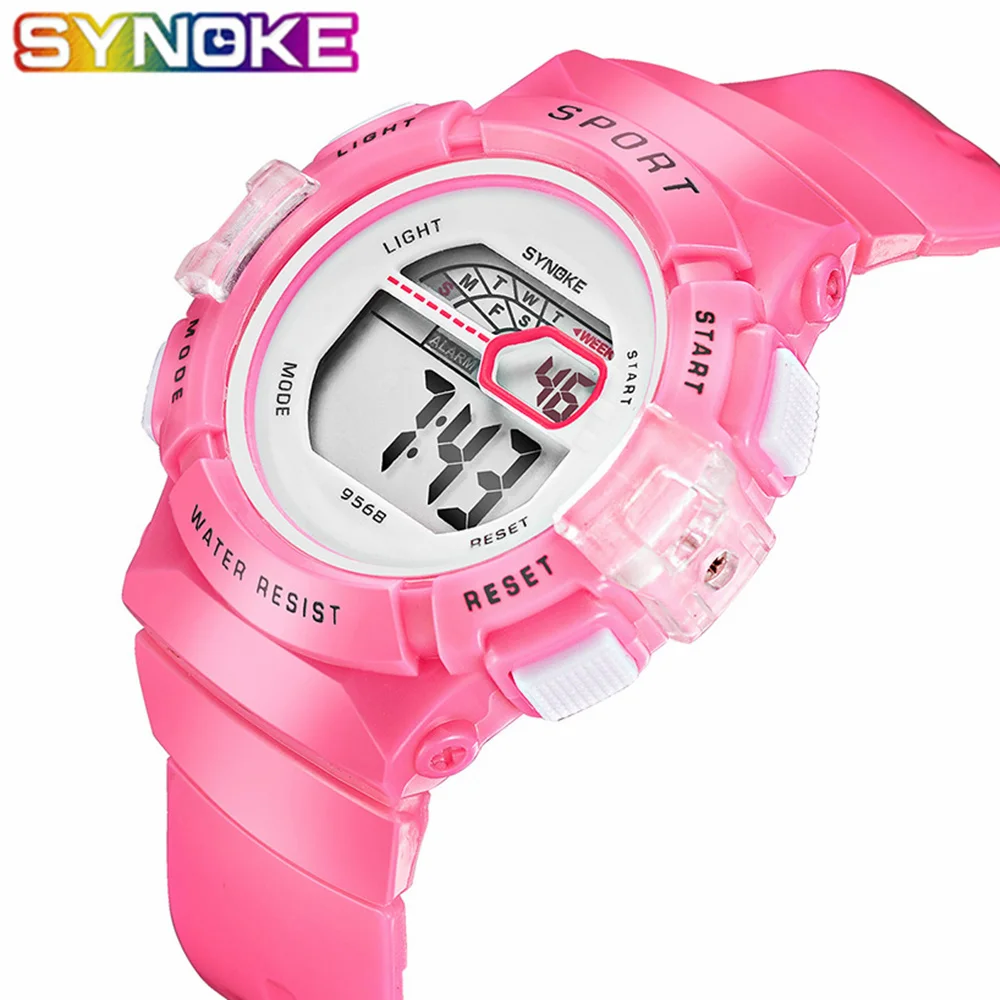

SYNOKE Sport Children Student Watch Kids Boys Girls Watches Child Clock LED Digital Wristwatch Electronic Wrist Watch Fashion
