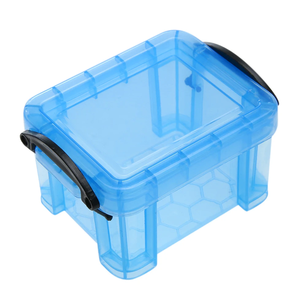 Синие коробки для хранения Зеленый креативный домашний интерьер Труба Мини Замок коробка супер милый пластиковый Настольный ящик-органайзер аксессуары