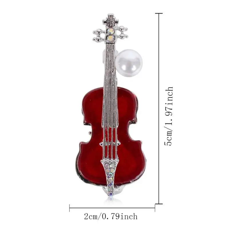 Vintage Violin Brooch - Geigen Brosche