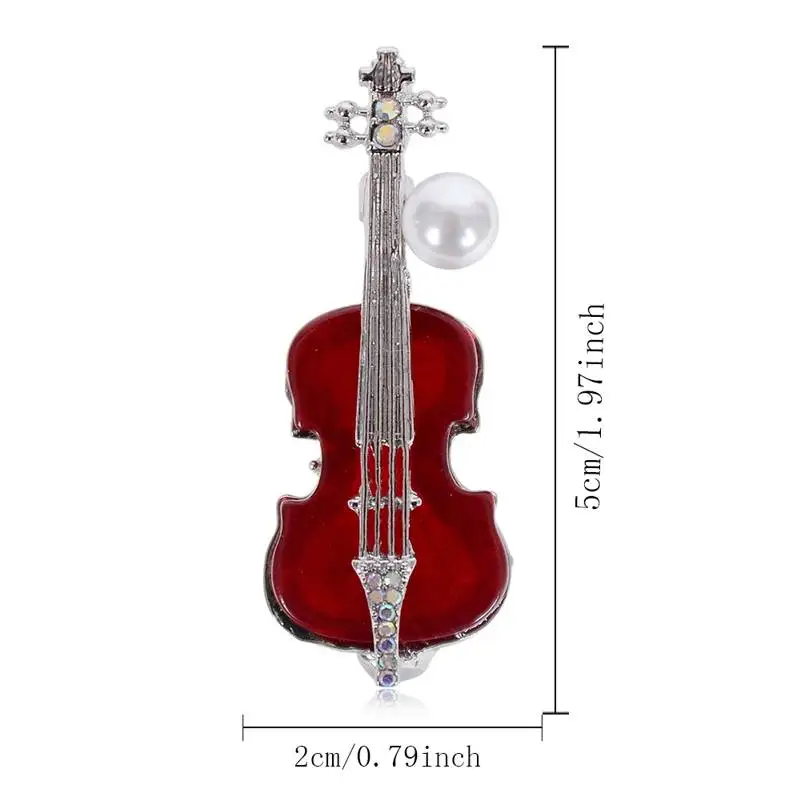 Винтажная брошь в виде скрипки мужской костюм значок, брошь на булавке панк готический медаль броши для женщин значки аксессуары Bijoux хиджаб булавки