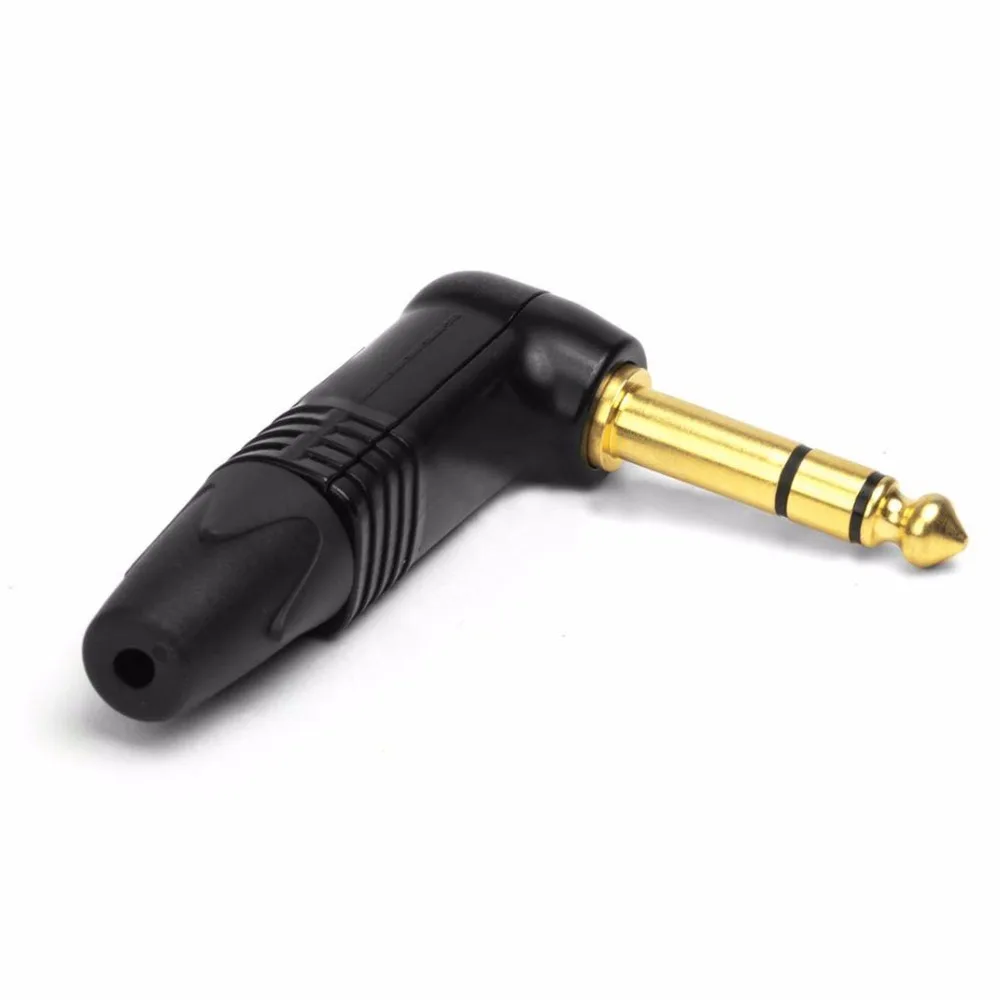 

Free shipping Neutrik NP3RX-B Right Angle 1/4'' Stereo Jack Connector 6.5mm Stereo Jack Plug Neutrik 6.35mm plugs