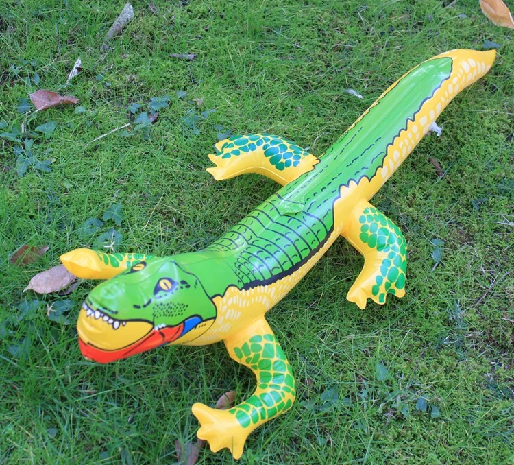 

Party PVC Inflatable Fake Funny Joke Crocodile Lizard Animal Frightening Scary Toys Props for Kids Party Decorations