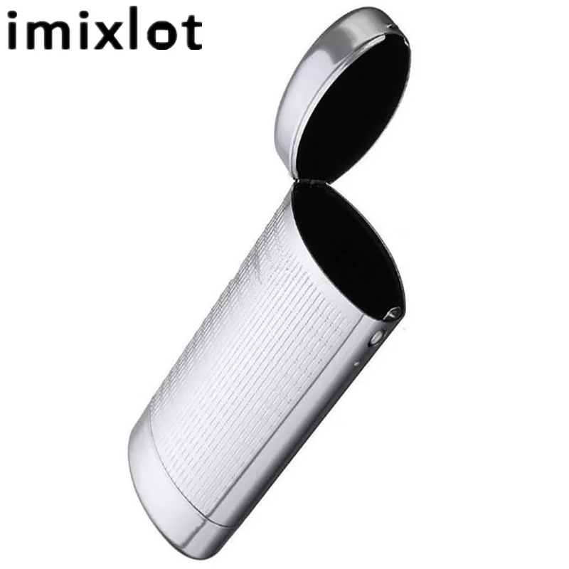 IMIXLOT Серебро Алюминий магния элегантные солнцезащитные очки Чехлы высокое качество автоматическая коробка для очков для чтения