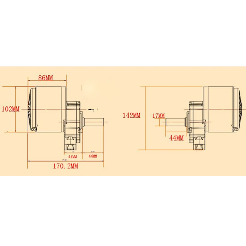 Электрические инвалидные коляски Conversion Kit 24V 250W DC матовый Шестерни замедления мотор для Байк, способный преодолевать Броды два развала-схождения(балансировки Скутеры MTB велосипеда